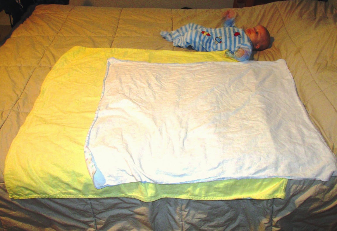Alpine Climb Tutorial Miracle blanket wrap for baby WITHOUT the
