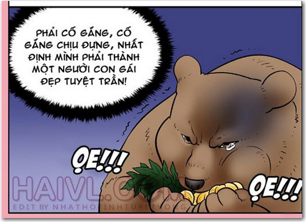 Kim chi và củ cải phần 798 - Sự Tích Gấu. Mời các bạn xem  truyện tranh 18+ Kim Chi và Củ Cải tại thugian180