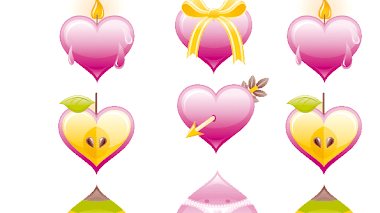 Corazones originales para imprimir