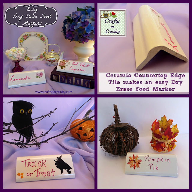 Crafty in Crosby Dry Erase Food Markers