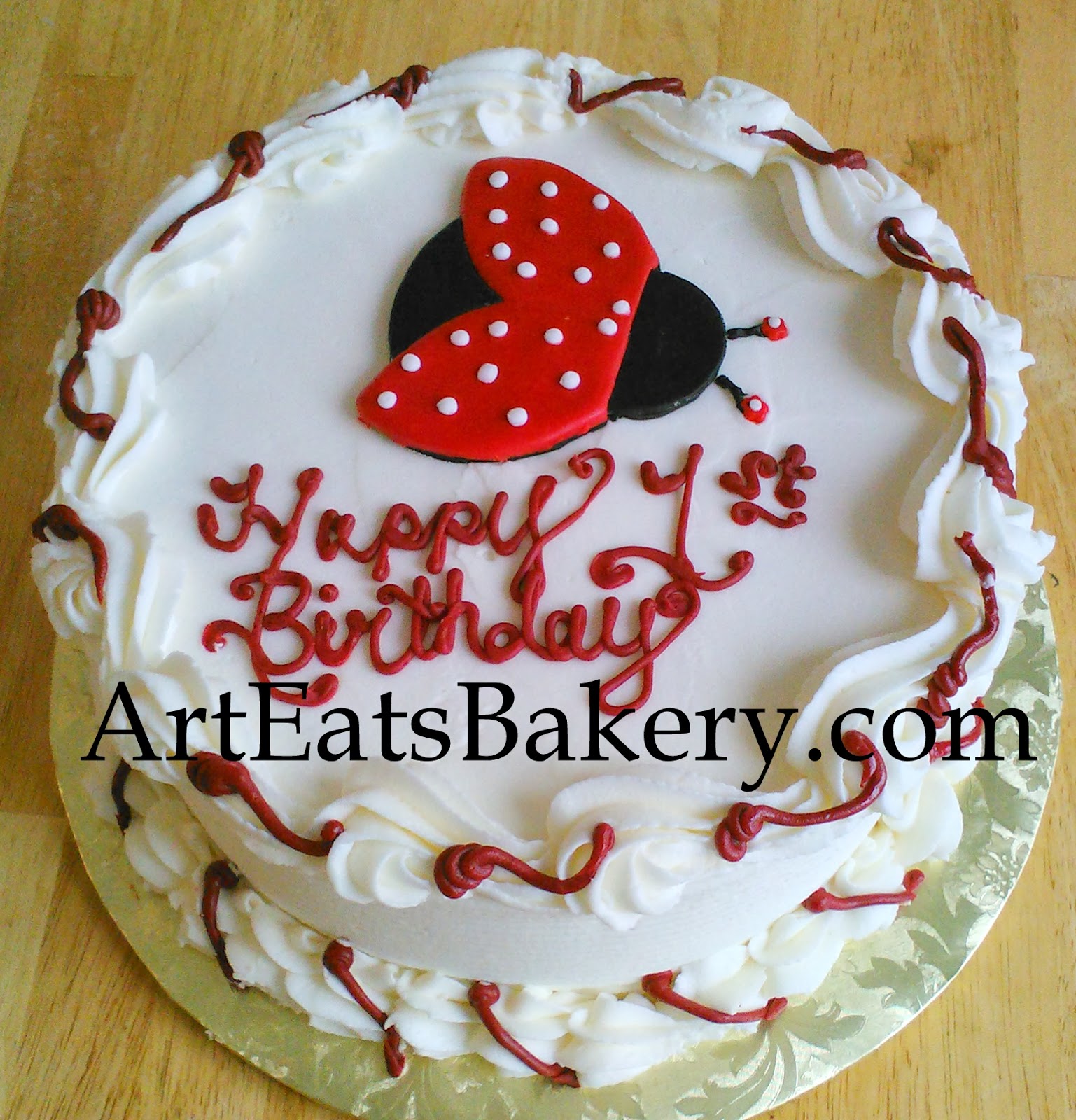 Art Eats Bakery custom fondant wedding and birthday cake