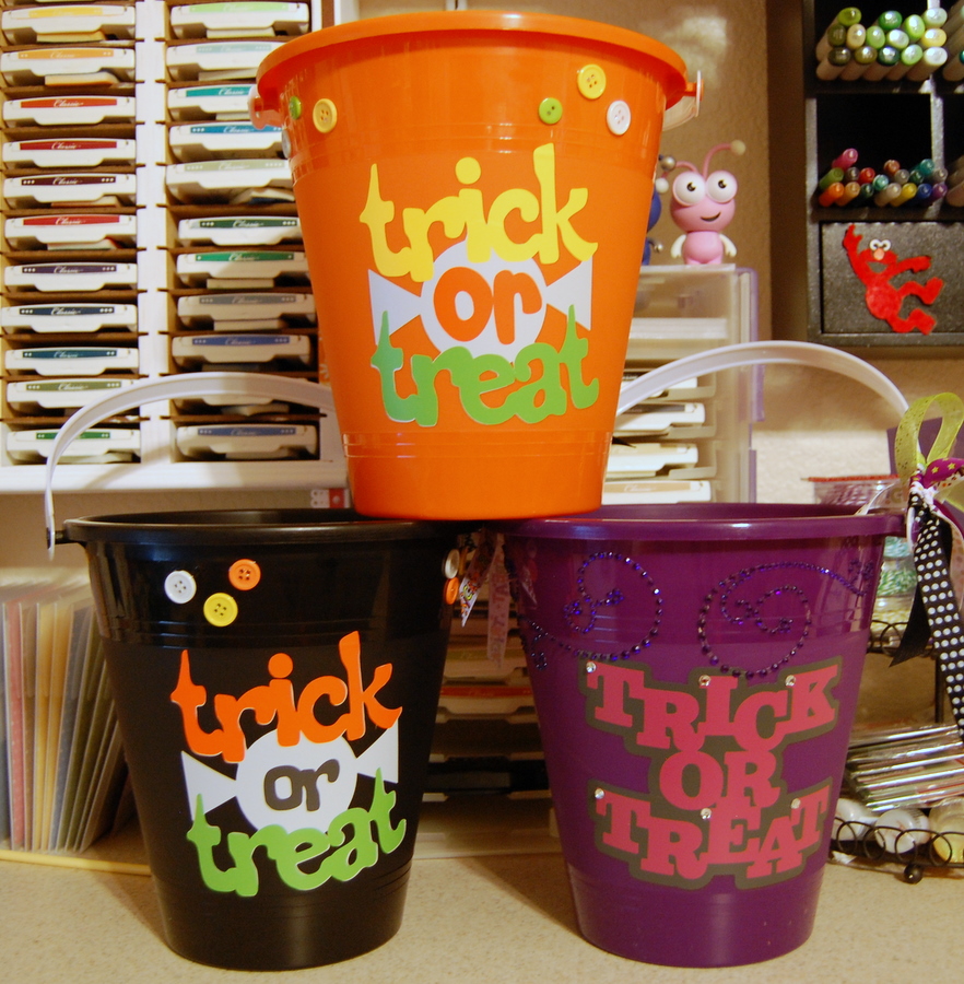 Stamp, Cut, Create With Maria Halloween Pails Repost
