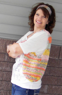Hook's Happenings: Crocheted "market tote"