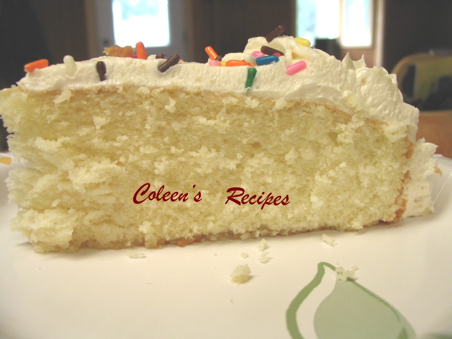 Coleen's Recipes CLASSIC MOIST YELLOW CAKE