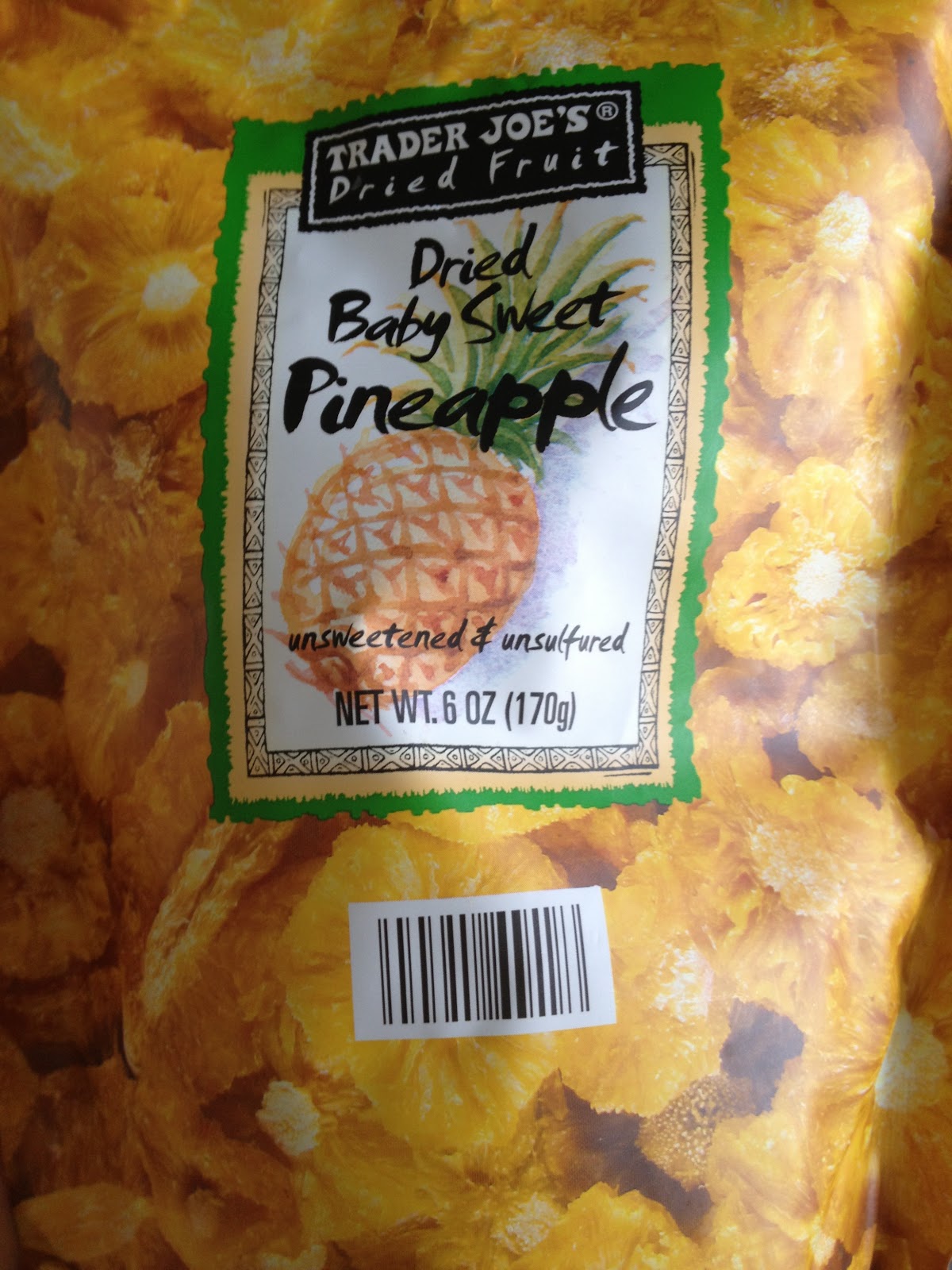 Obsessed with Food Trader Joe's Dried Baby Sweet Pineapple