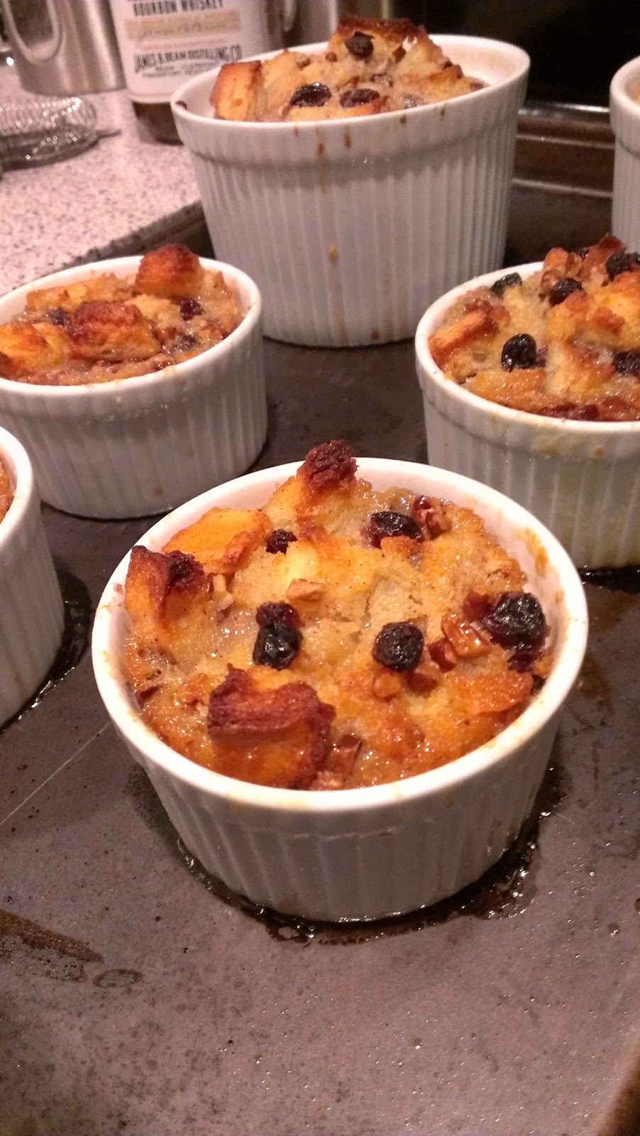 Diary of the Unexpected Housewife Flaming Bourbon Bread Pudding