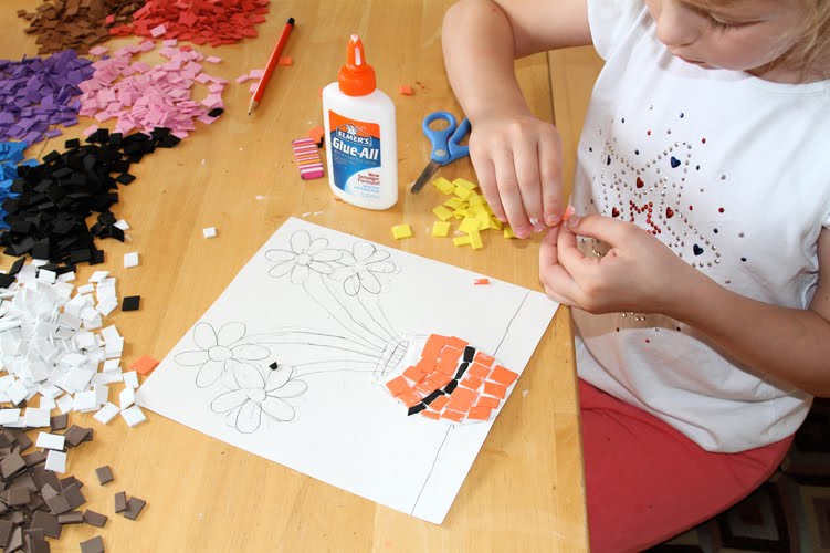 Holly's Arts and Crafts Corner 2011 Art Project 4Foam Mosaics