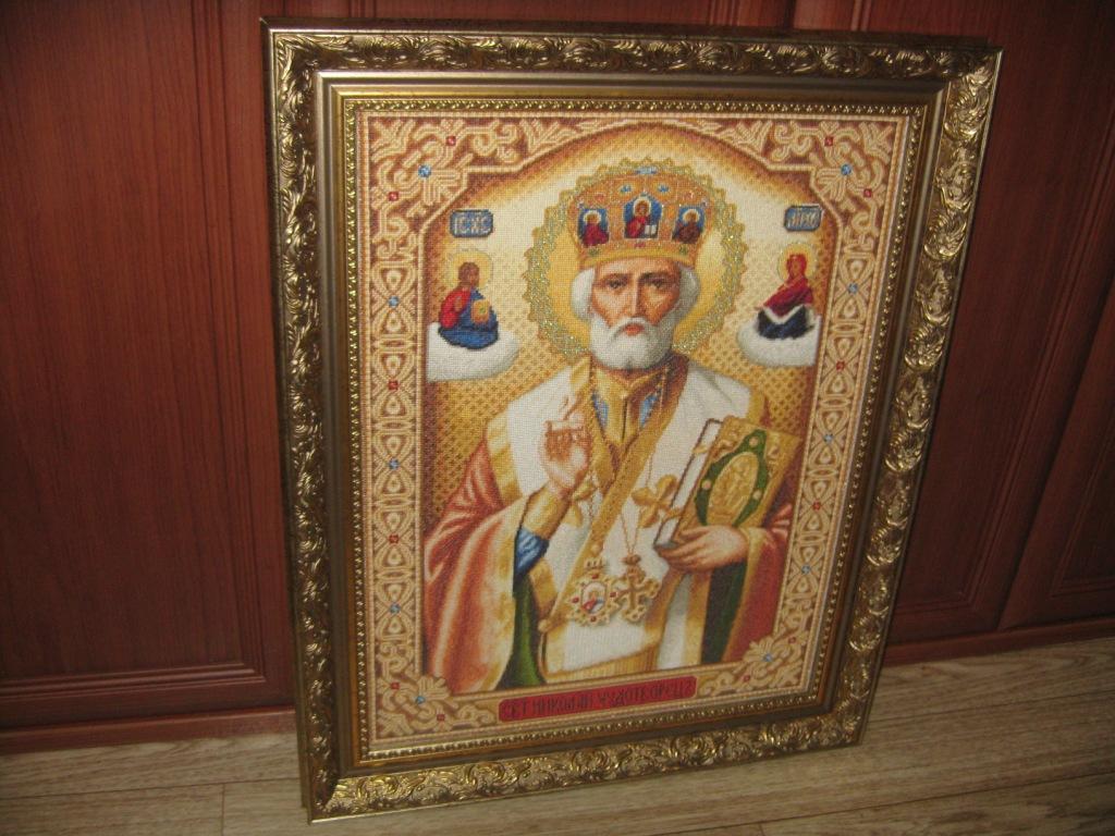 Благословение на вышивании иконы Благословение на вышивании иконы