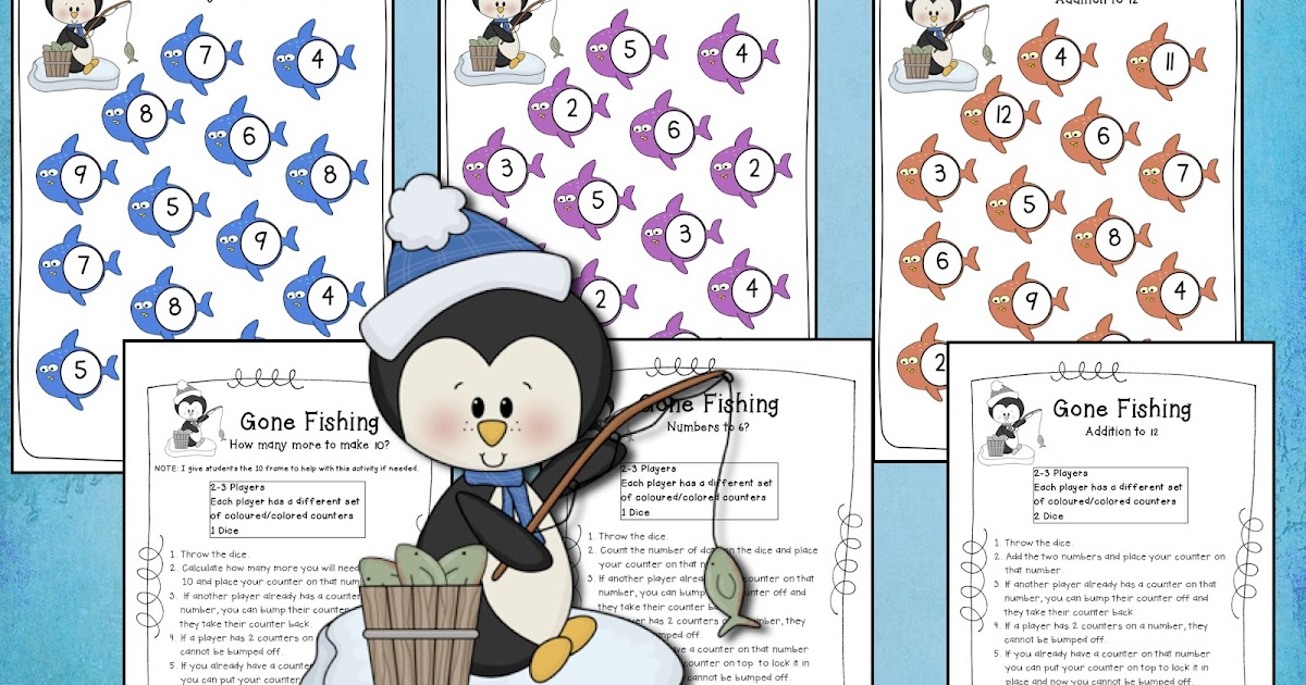 Classroom Fun: Gone Fishing ~ Maths Game Freebie