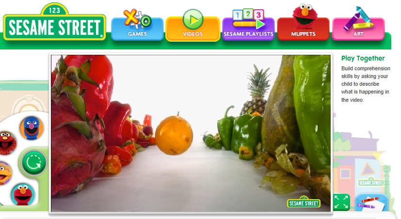 PROYECTO BILINGUE CBM: Food song video Sesame Street