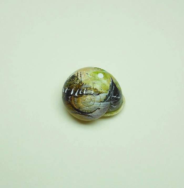 Hasan Kale has produced these tiny little masterpieces, all of which feature his hometown, the landscape of Istanbul.