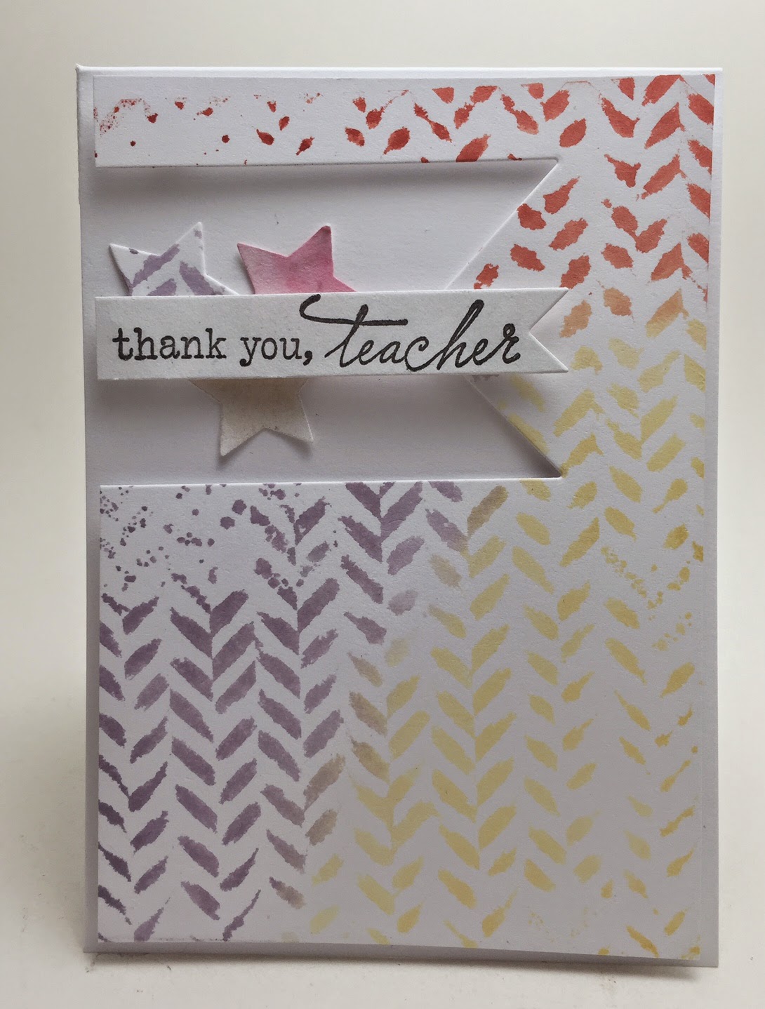 Homemade Cards by Erin thank you teacher