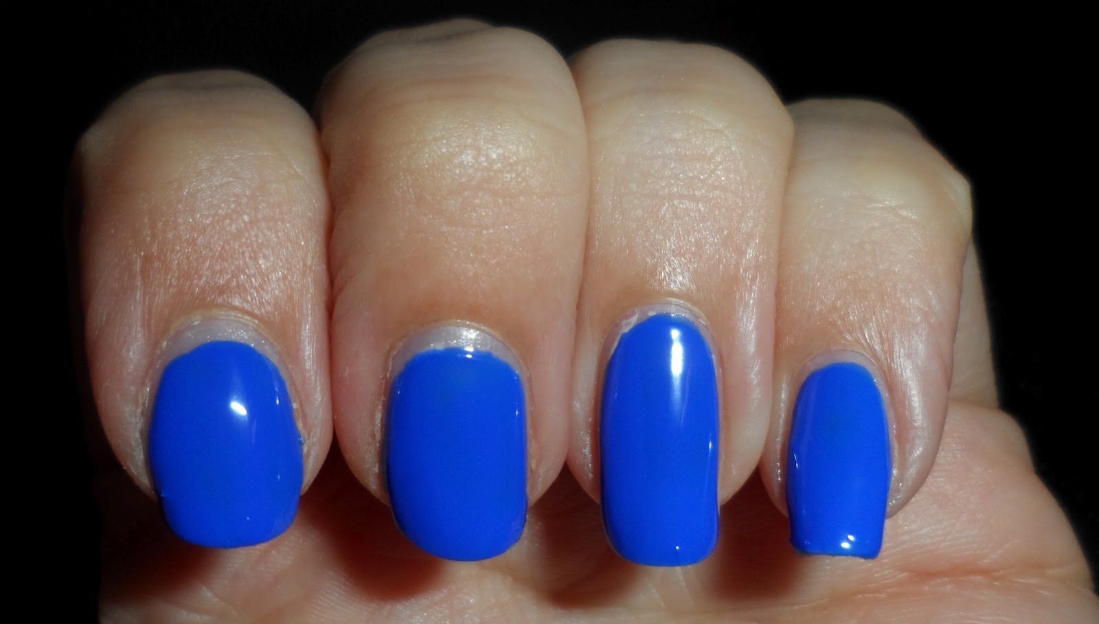 Neon Blue Nails