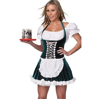 Wench Costume Ladies Womens Tavern Wench Costume for Medieval Pub Wench Cos...