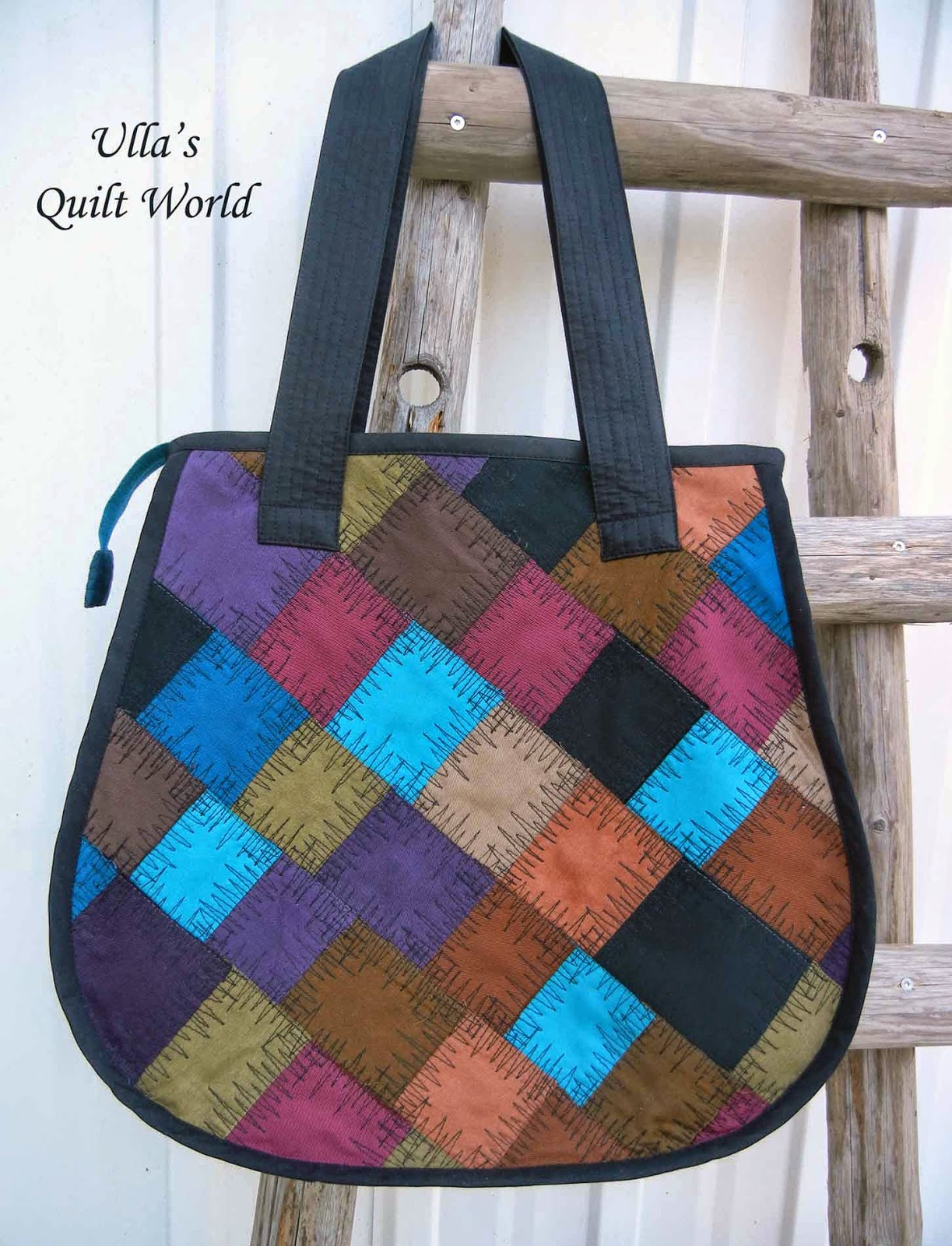 Ulla's Quilt World Rocking Chair cover and a rug+tutorial, quilting
