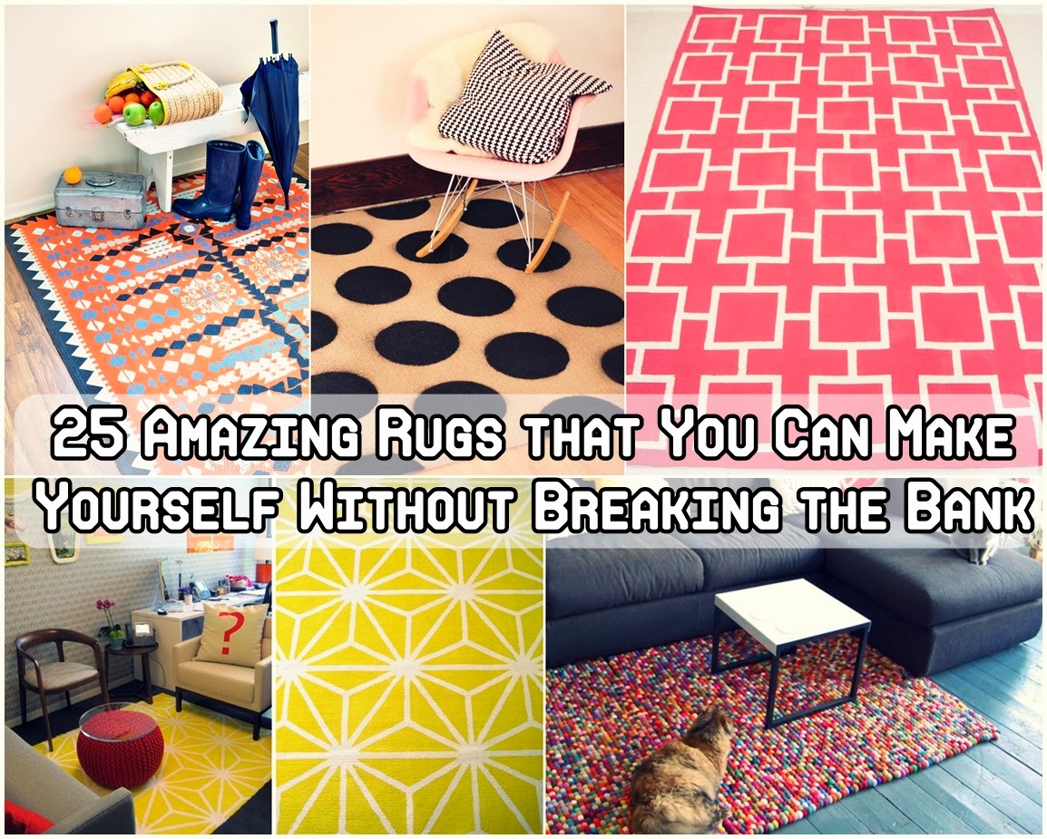 25 Amazing Rugs that You Can Make Yourself DIY Craft Projects