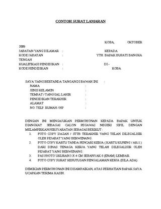 contoh surat lamaran kerja info onliners contoh surat lamaran kerja info onliners