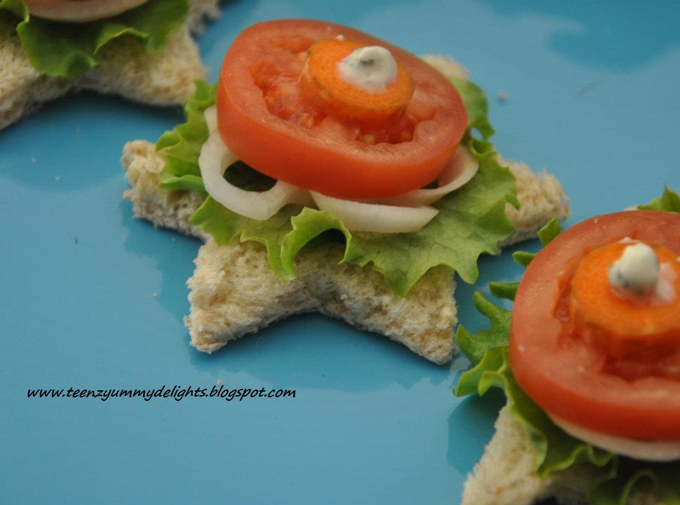 ♥ Yummy Delights ! Healthy Sandwich for Kids