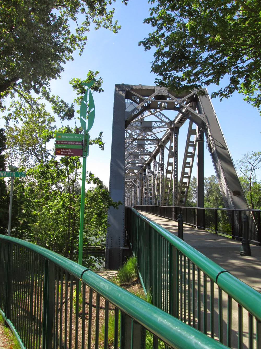 Oregon Gallery Union Street Railroad Bridge & West Salem