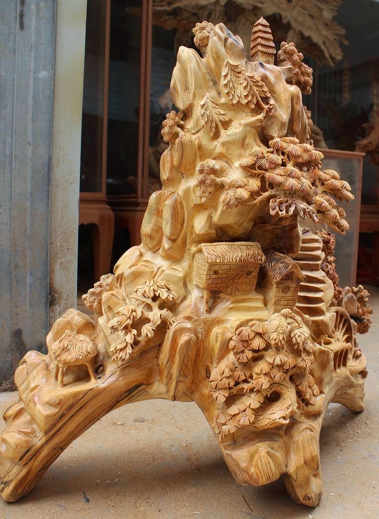 Minghong Consulting Sculpture sur bois au Fujian en Chine
