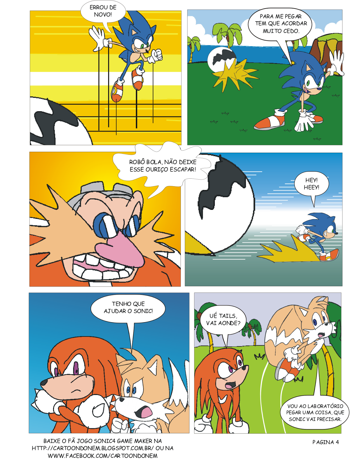 sonic é só de fazer pênaltis episodio 3 conclusão. Pag4+sonic+futebol3