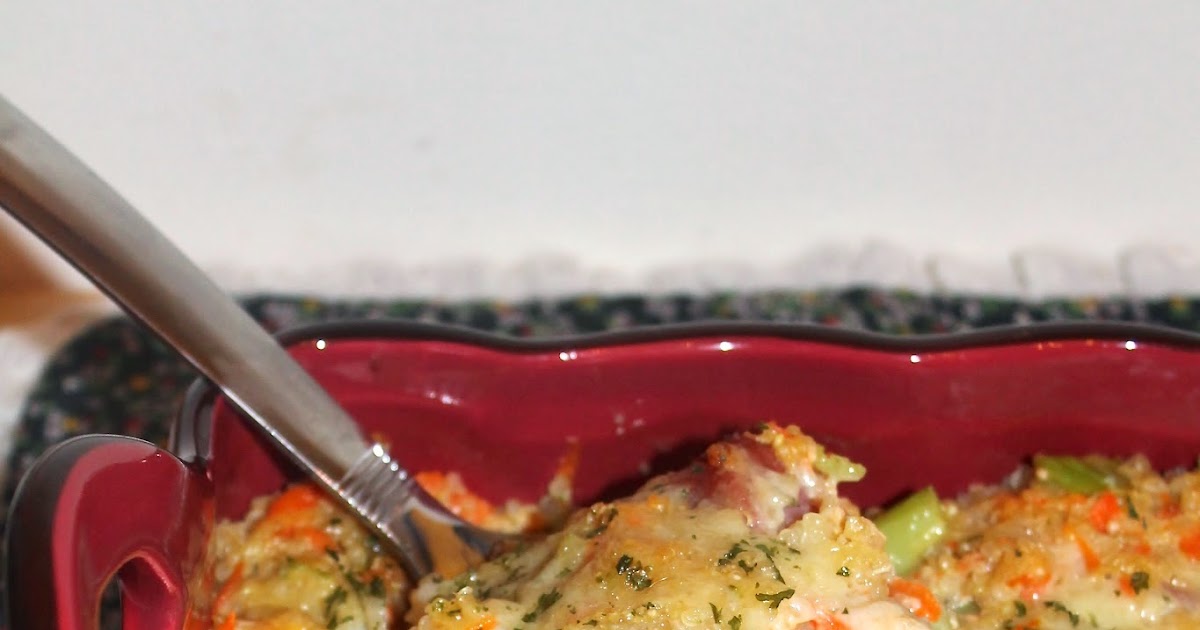 Savory Moments Cheddar ham and broccoli quinoa casserole