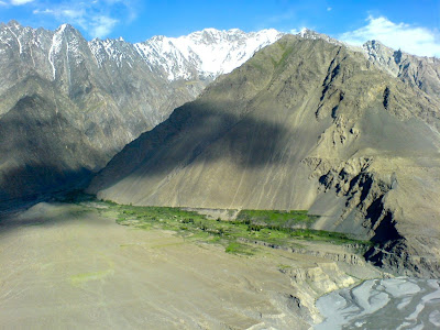 Passu - Zarabad Village from Karakoram Highway