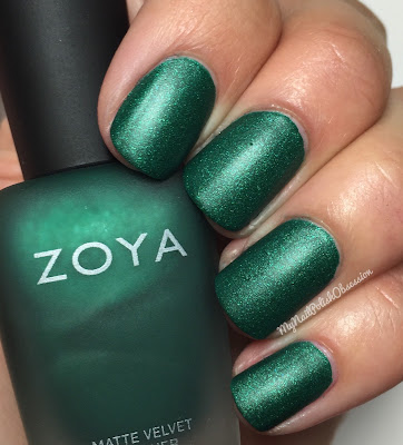 Zoya Matte Velvet Holiday; Iris Zoya Matte Velvet Holiday; Iris