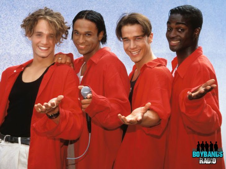 Daniel Aminati, Florian Walberg,  Kofi Ansuhenne and David Jost were Bed & Breakfast, a successful German boyband active from 1995 to 1999.