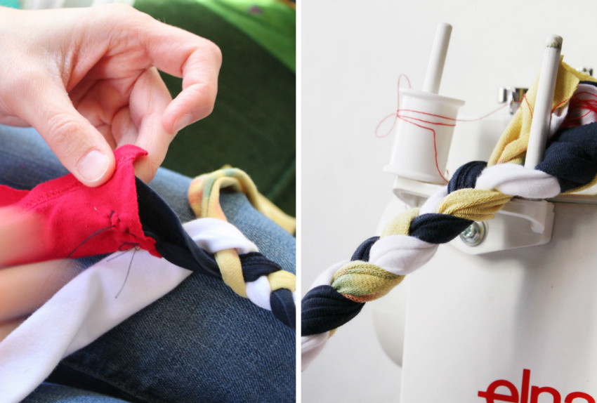 corner blog d.i.y. braided basket