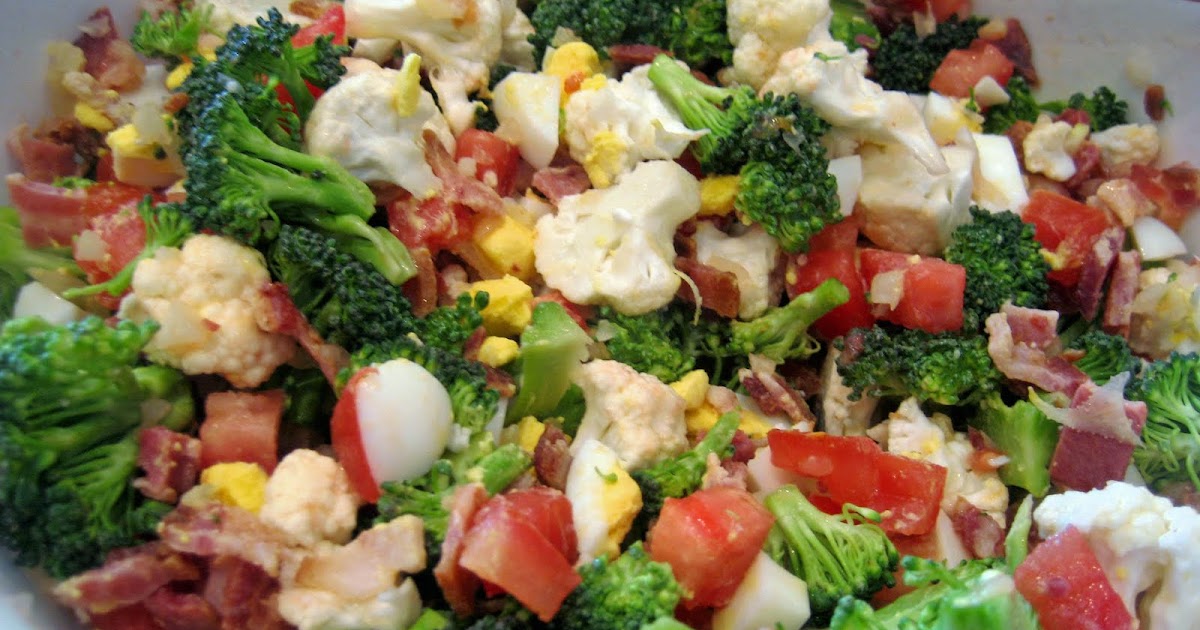 ALL THINGS DELICIOUS BroccoliCauliflower Salad