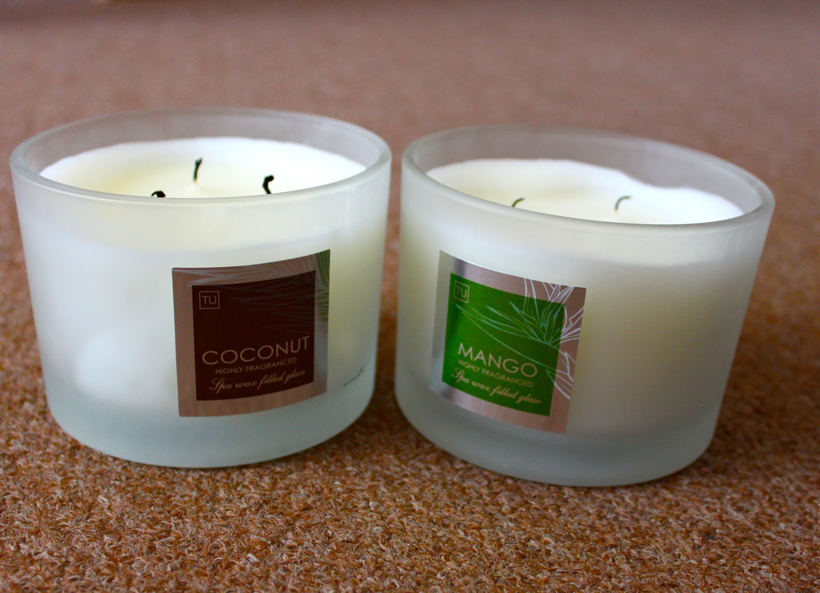 Sainsbury's Highly Scented Candles Hope, Freedom, Love