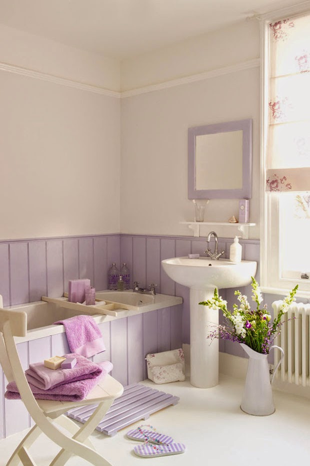 Diseño de baños femeninos - Colores en Casa