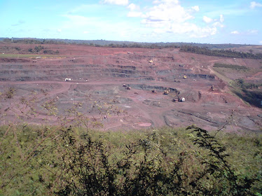 Extração de minério de ferro em Carajás