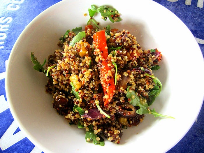 Quinoa w/ Roasted Carrots & Moroccan Spices