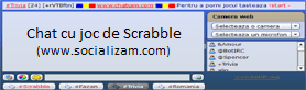 Chat mobil cu jocul de Scrabble