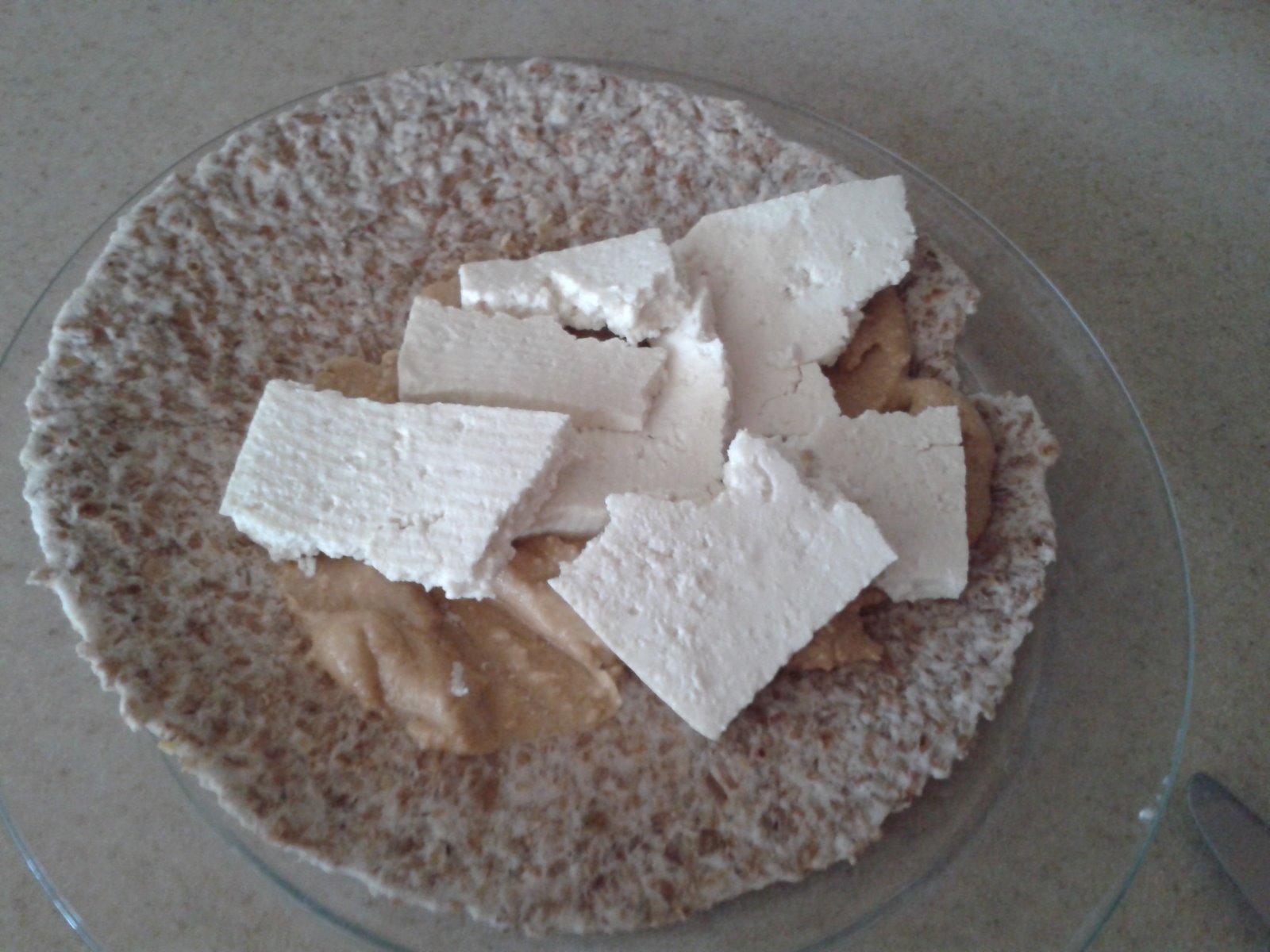 The Red Lady Vegan Peanut Butter Banana Fluff Wrap