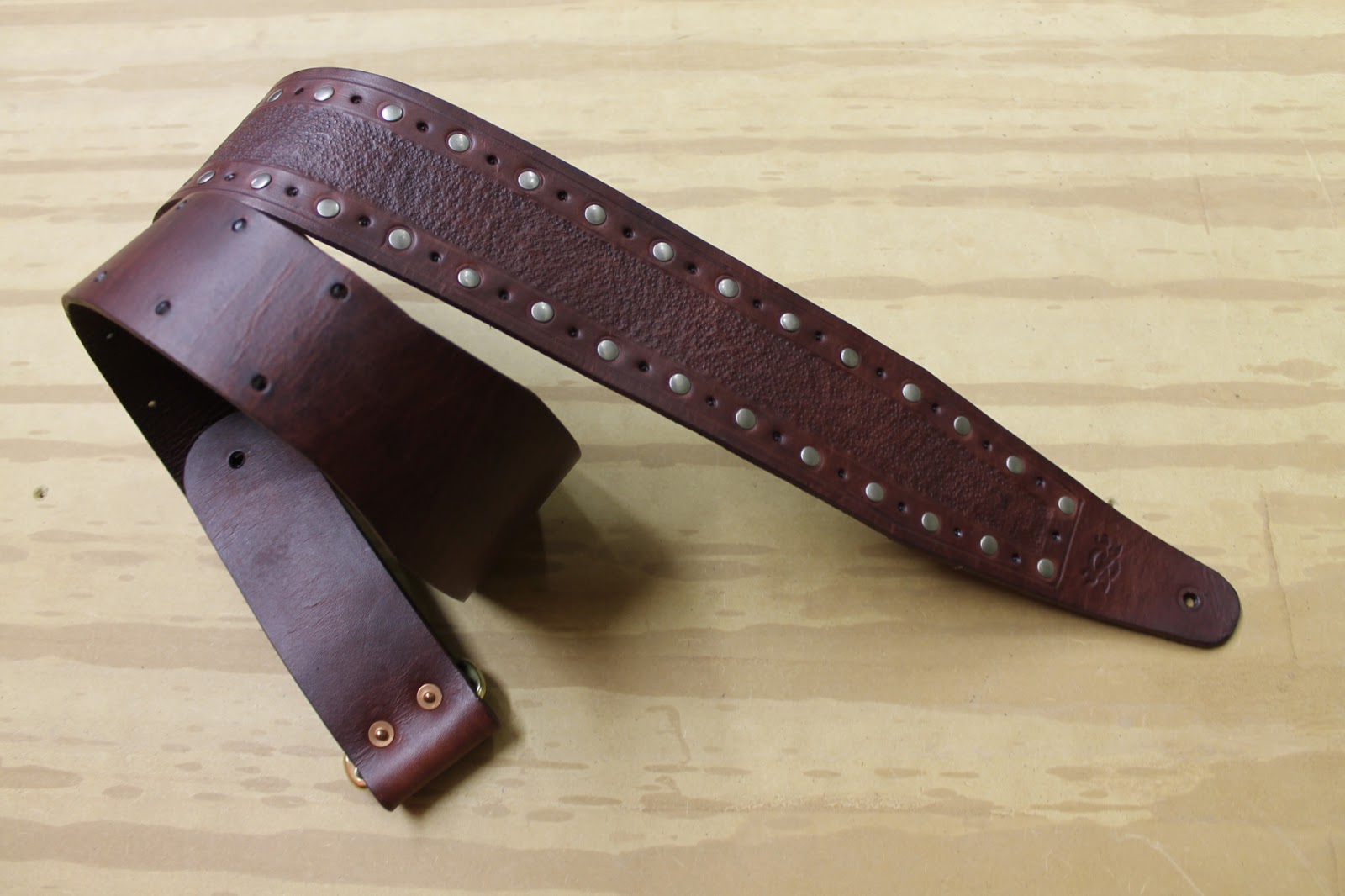 Rusty Knuckles Custom Leather Guitar Straps Rusty Knuckles Motors and Music for True Grit