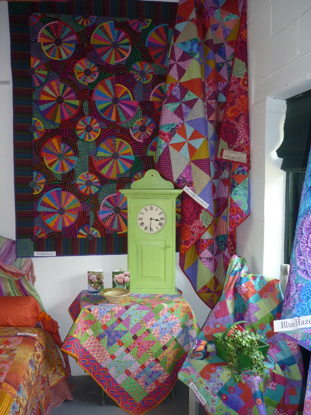 My Quilting Life Kaffe's Colourful Quilts in Cornwall