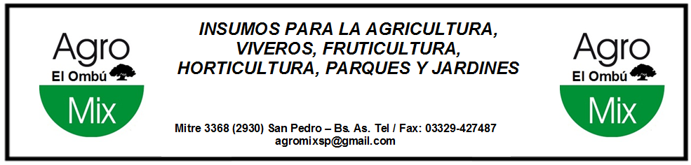 AGROMIX EL OMBU - INSUMOS PARA VIVEROS - SAN PEDRO - BS AS