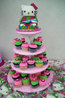 Oh wow, look at all those Hello Kitty cakes. There are so many =0
