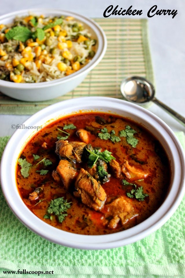 Mom's Chicken Curry Full Scoops A food blog with easy,simple & tasty recipes!