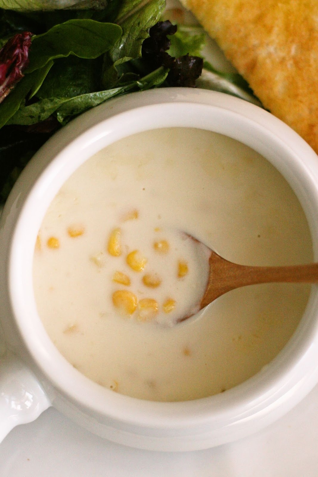 Perfectly imperfect Nostalgic Corn Cream Soup