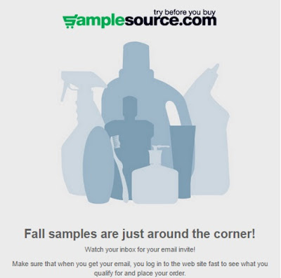 Samplesource Fall 2015 Free Samples Coming Sooon