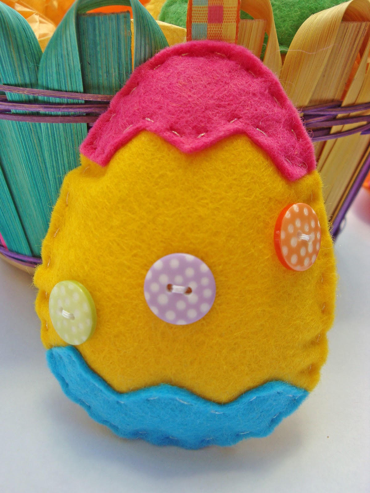 Tied with a Ribbon Tutorial How to make a Felt Easter Egg