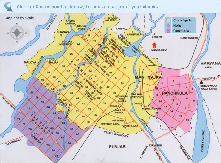 Chandigarh City Map Explore Your Punjab
