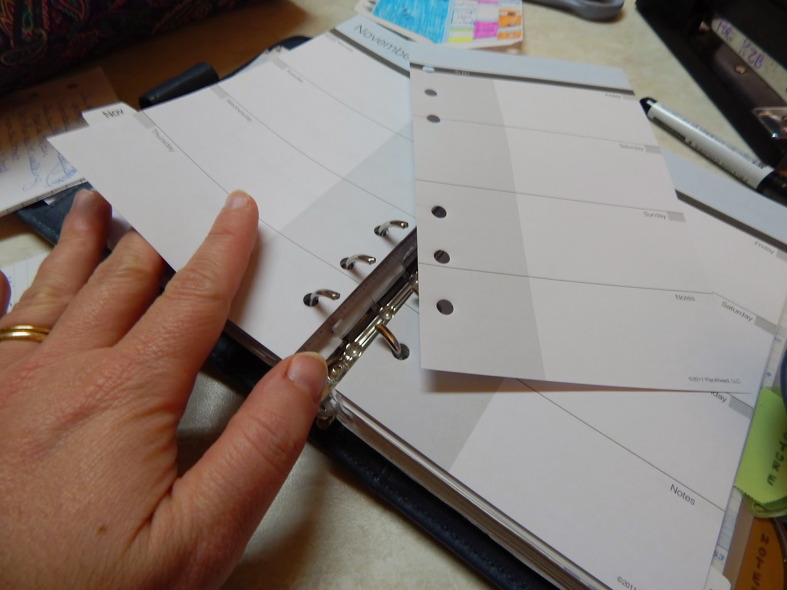 Cheap Planner Refills 2 Setting Up Undated Pages Giftie Etcetera Cheap Planner Refills 2