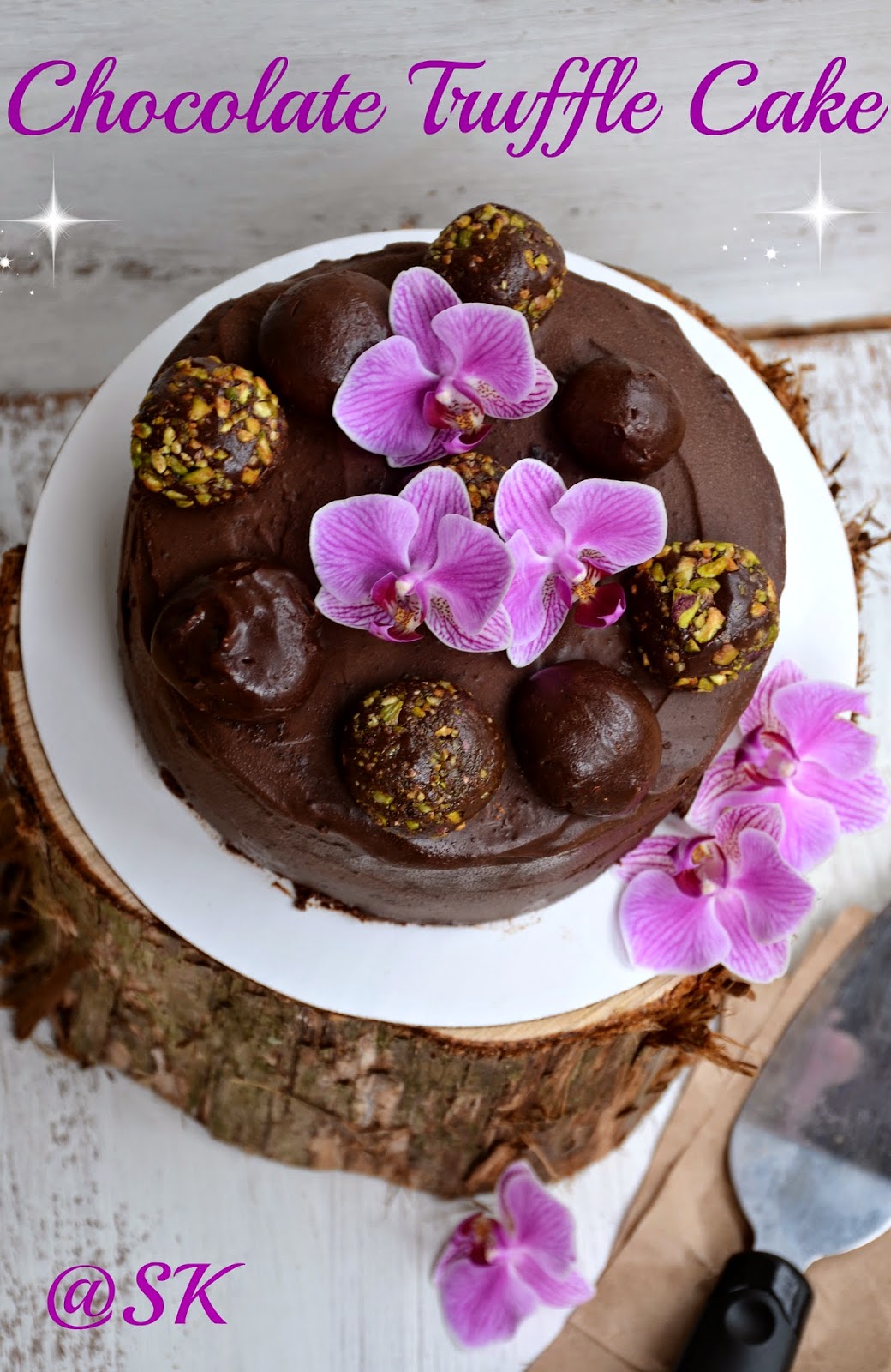 Savitha's Kitchen Chocolate Truffle Cake Baking Partner's Challenge