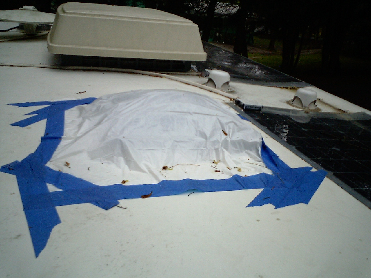 WanderMan Water is Evil. How to Find and Fix RV Vent Leaks Part.1