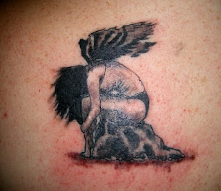 small angel tattoos 2d2 game over small angel tattoos 2d2 game over